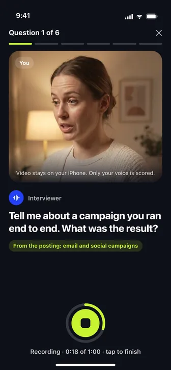 Answer out loud